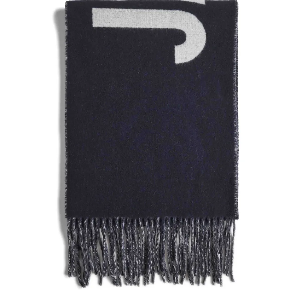 DAMES Jacquemus Sjaals^Fringe Logo Scarf