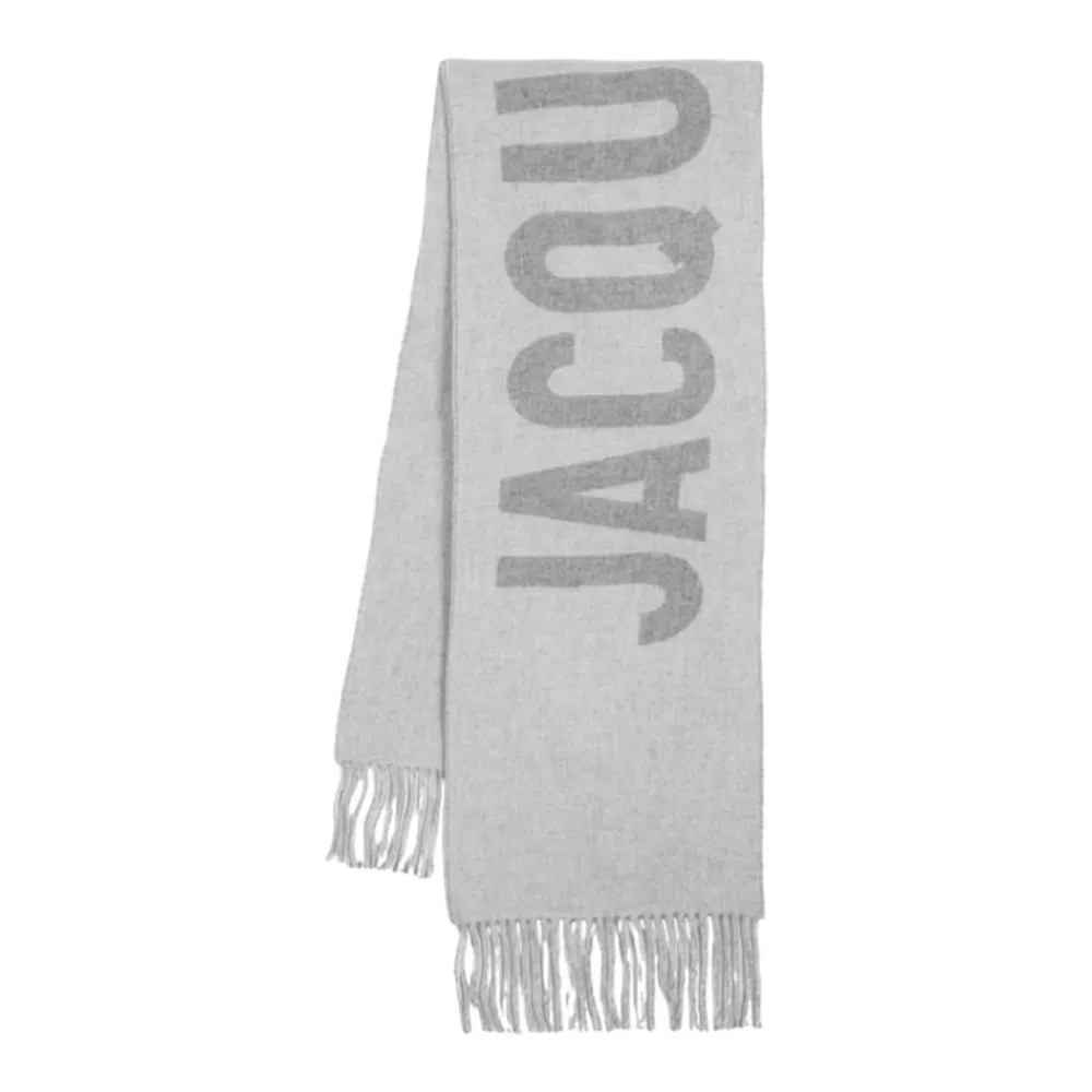 DAMES Jacquemus Fringe Logo Sjaal