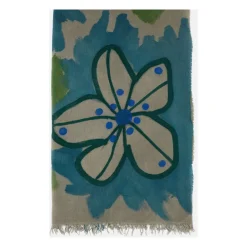 DAMES Exquisite J Sjaals^Fringed Floral Scarf