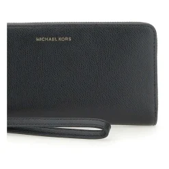 DAMES Michael Kors Portefeuilles^Full Zip Lederen Portemonnee