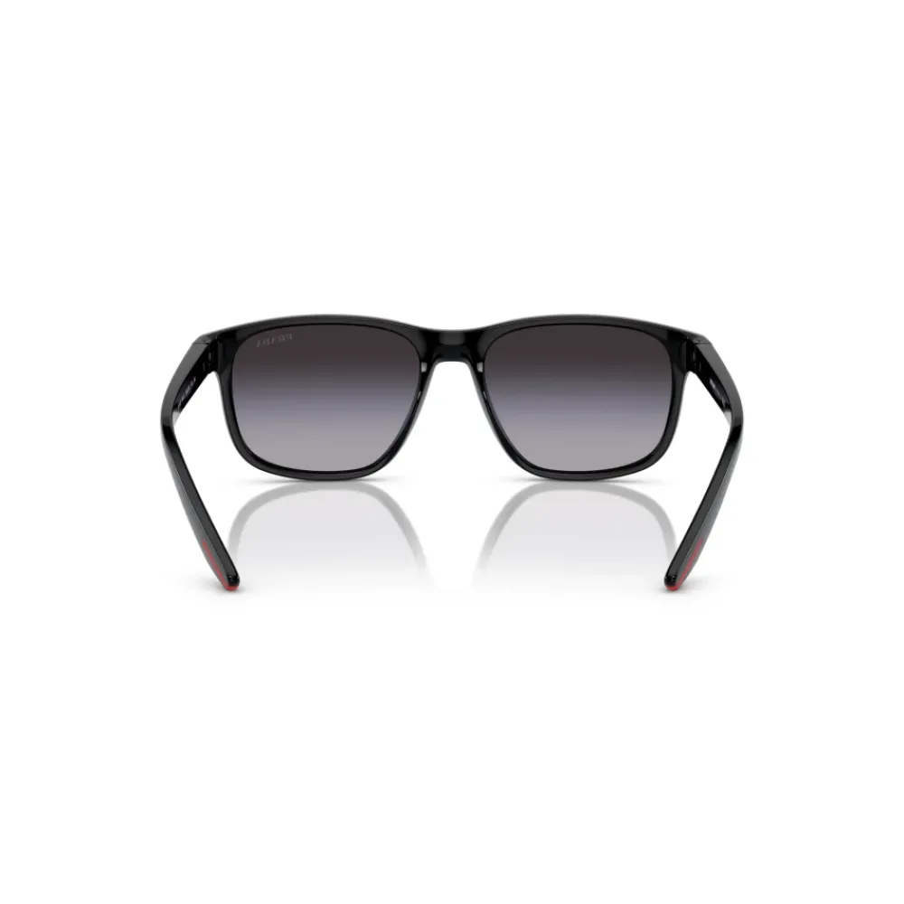 Heren Prada Futuristische casual zonnebril Linea Rossa