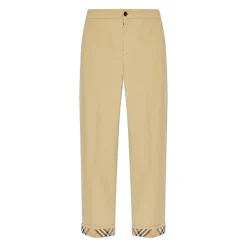 Heren Burberry Broeken^Gabardine Broek