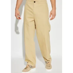 Heren Burberry Broeken^Gabardine Broek