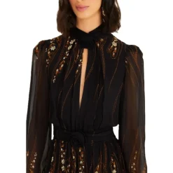 DAMES FARM Rio Garden Silhouette Mini Jurk