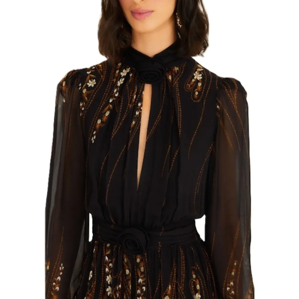 DAMES FARM Rio Garden Silhouette Mini Jurk