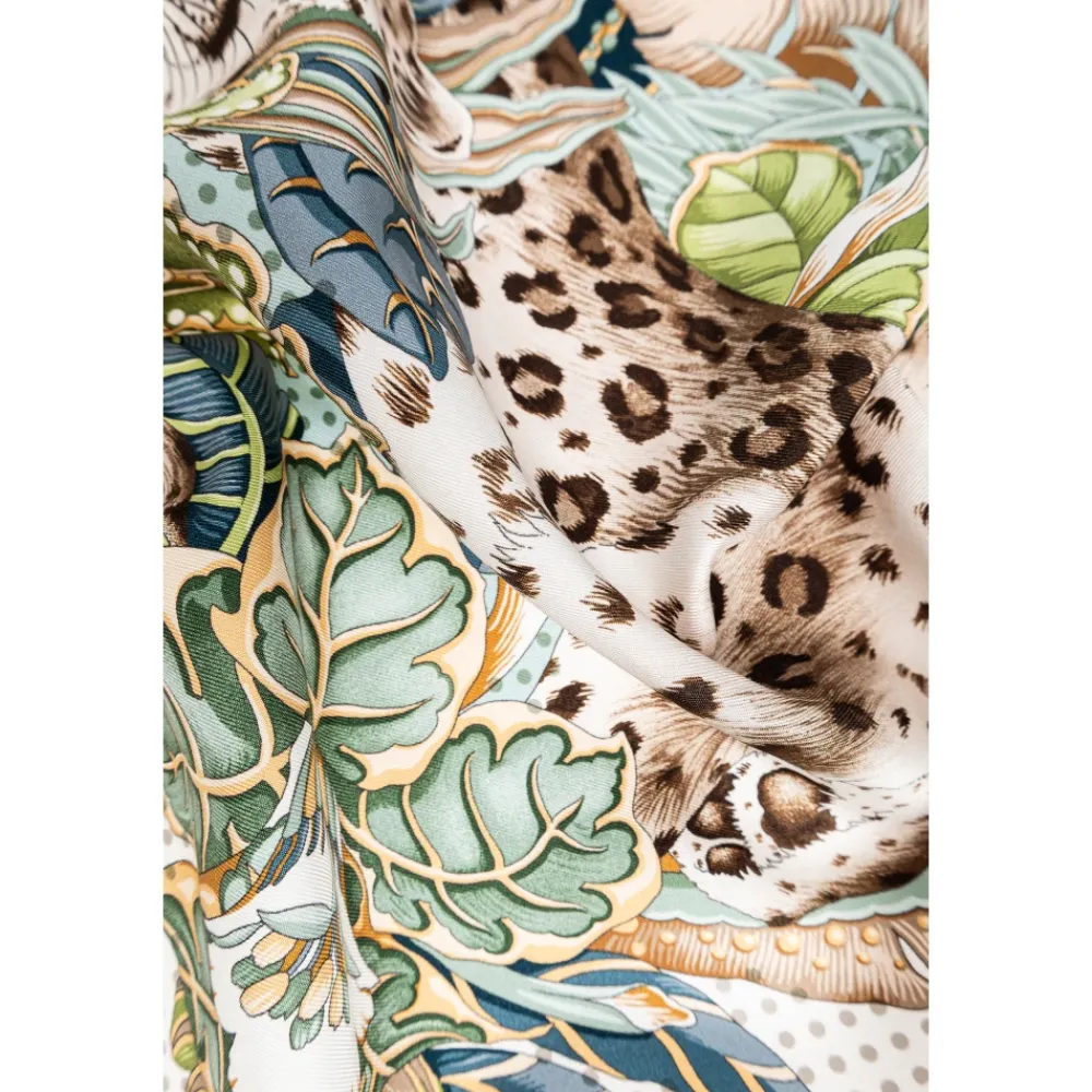 DAMES Ferragamo Sjaals^GATTOPAP Zijden Sjaal