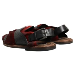 Heren Dolce & Gabbana Sandalen^Gazelle Haar Leren Sandalen Schoenen