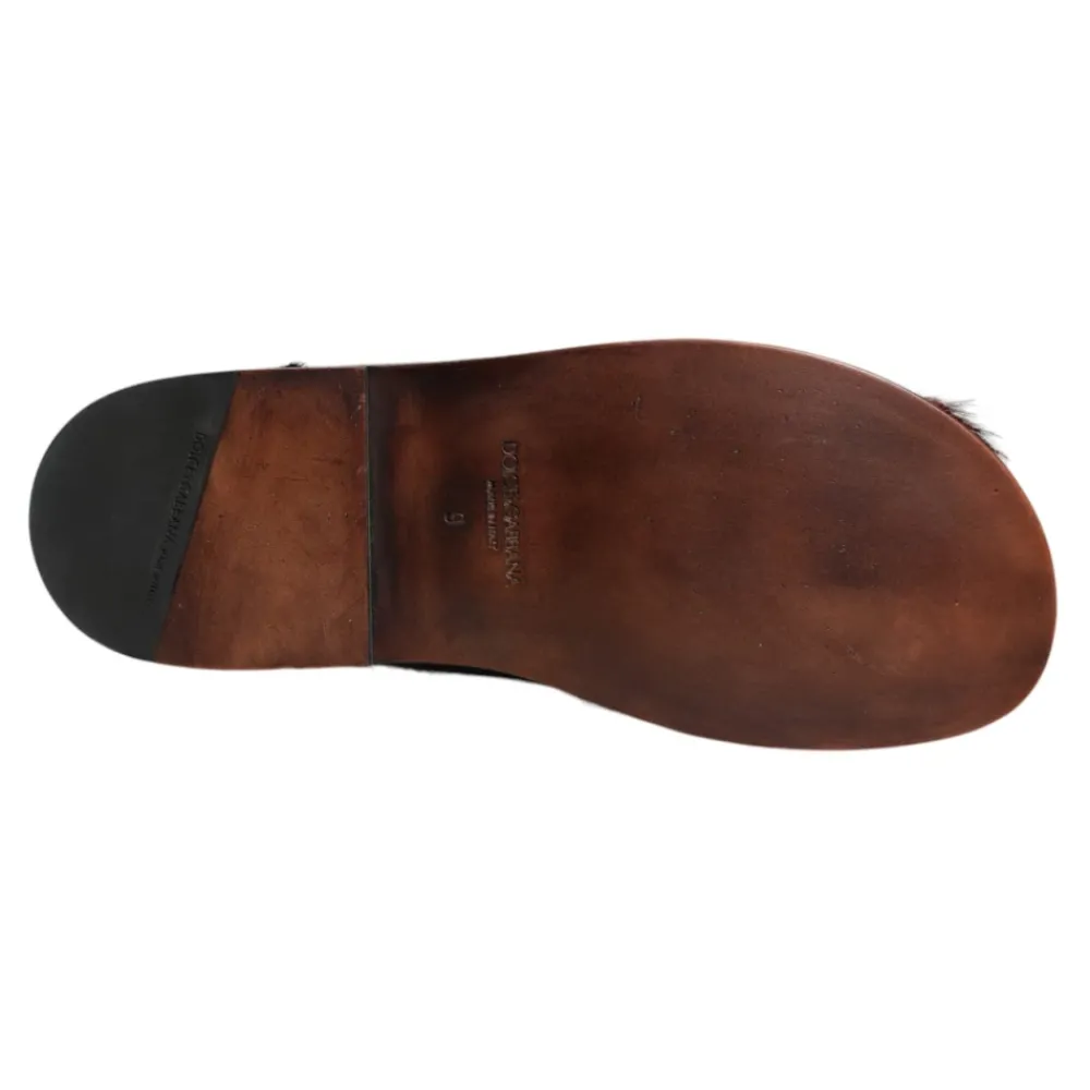 Heren Dolce & Gabbana Sandalen^Gazelle Haar Leren Sandalen Schoenen