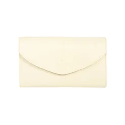 DAMES Il Bisonte Clutches^Gebonden leren clutch met afneembare band