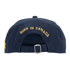 Heren Dsquared2 Petten^Geborduurd Logo Baseball Cap Distressed Klep