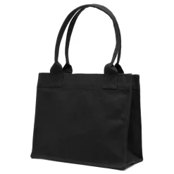 DAMES Ganni Geborduurd Logo Dubbele Handvat Katoenen Tas