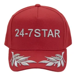 Heren Dsquared2 Petten^Geborduurde baseballpet met gesp