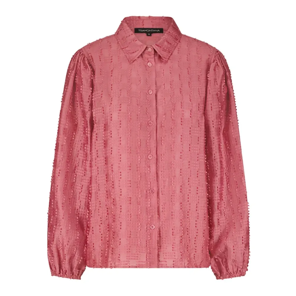 DAMES Tramontana Blouses^Geborduurde Blouse Lange Mouw