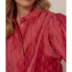 DAMES Tramontana Blouses^Geborduurde Blouse Lange Mouw