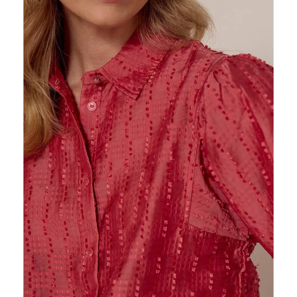 DAMES Tramontana Blouses^Geborduurde Blouse Lange Mouw