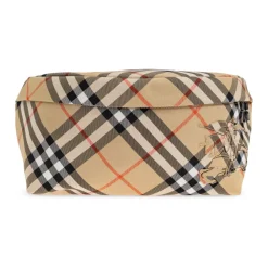 Heren Burberry Geborduurde Fabric Check Heuptas