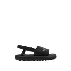 Camper Geborduurde leren sandalen