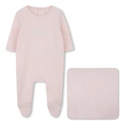 Chloé Geborduurde Logo Sleepsuit & Deken Set