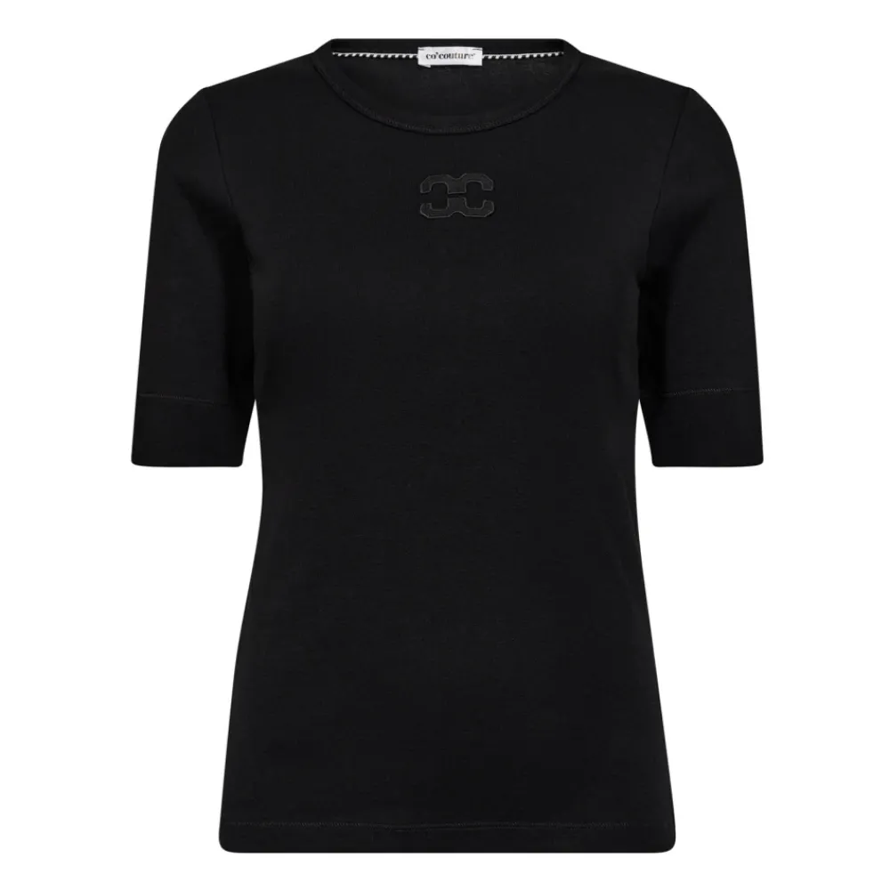 DAMES Co'Couture Geborduurde e Tee Top