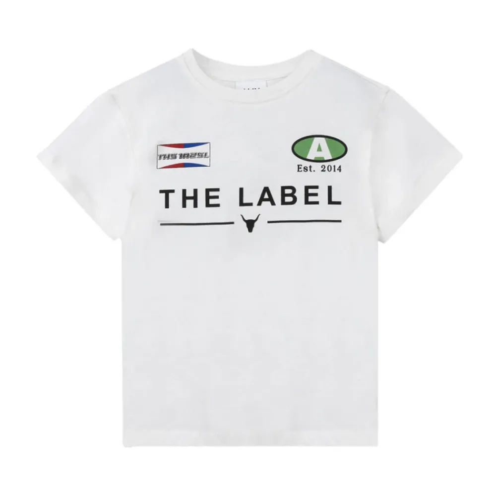 ALIX The Label Gebreid T-shirt met sportafbeelding