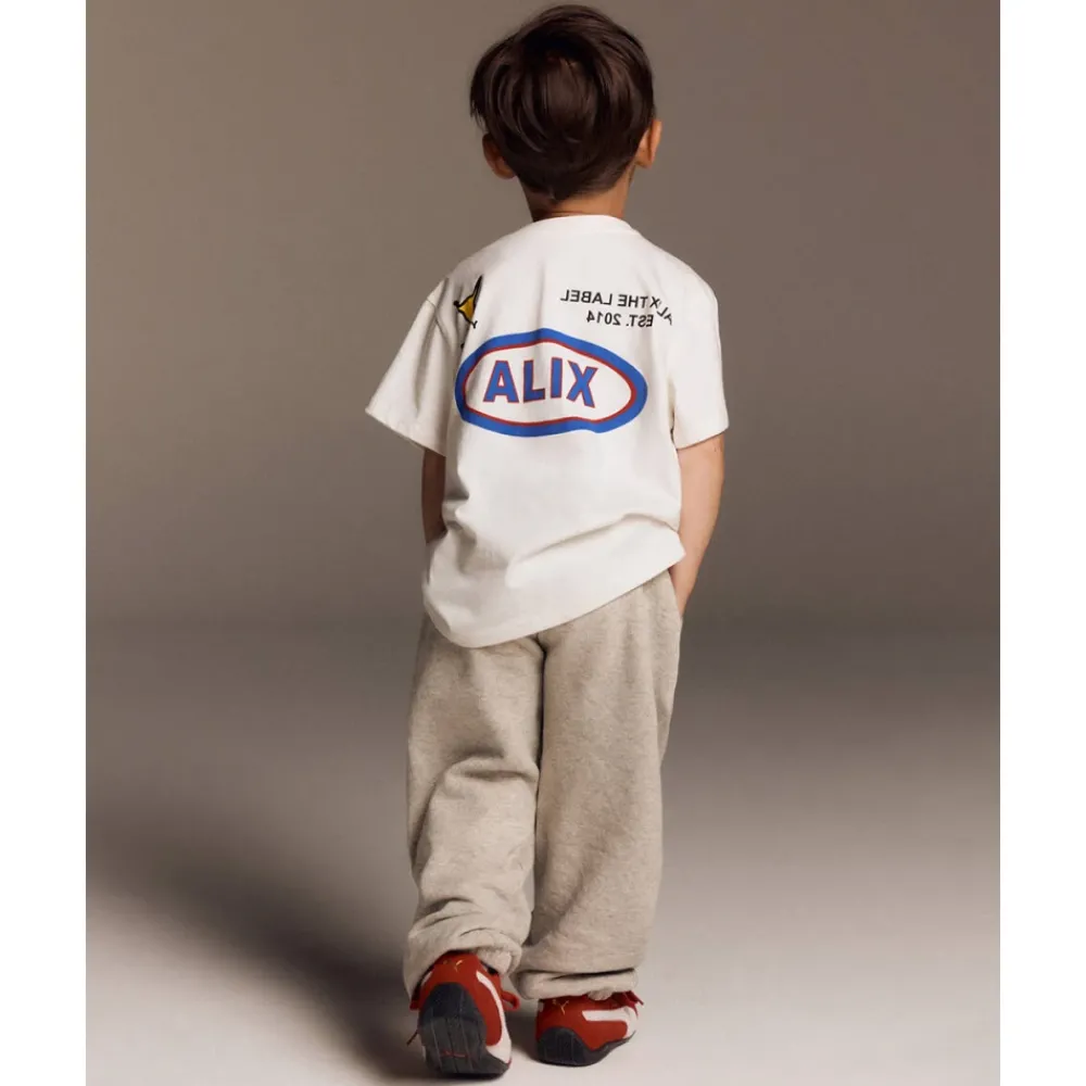 ALIX The Label Gebreid T-shirt met sportafbeelding