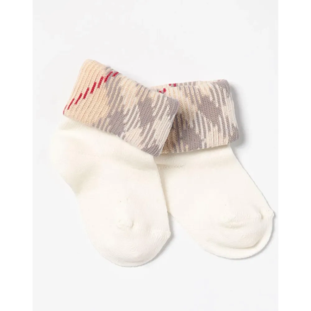 Burberry Ondergoed & Sokken^Gebreide Boord Baby Sokken