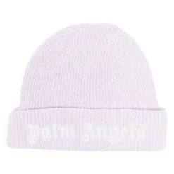 Palm Angels Mutsen En Petten^Gebreide Lilac Beanie Muts