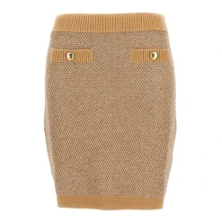 DAMES Elisabetta Franchi Rokken^Gebreide rok met pailletten