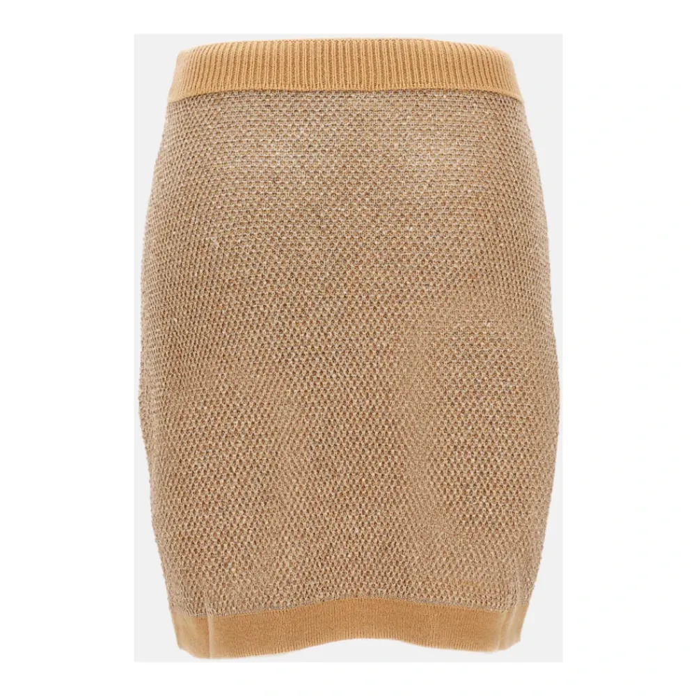 DAMES Elisabetta Franchi Rokken^Gebreide rok met pailletten