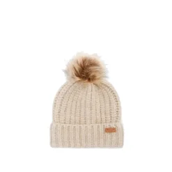 Barbour Gebreide Sjaal en Muts Set met Pom Pom