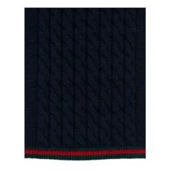 Gucci Sjaals^Gebreide sjaal met Web-bies