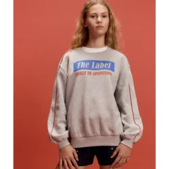 ALIX The Label Gebreide Trui met Tekstprint