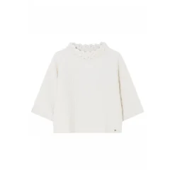 DAMES Gustav Gebreide Trui Off White