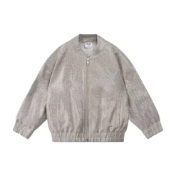 ALIX The Label Jassen^Gebreide Zilveren Bomber