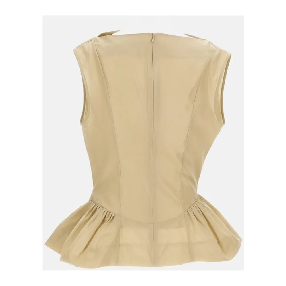 DAMES Simone Rocha Shirts^Gedrapeerde Fitted Top