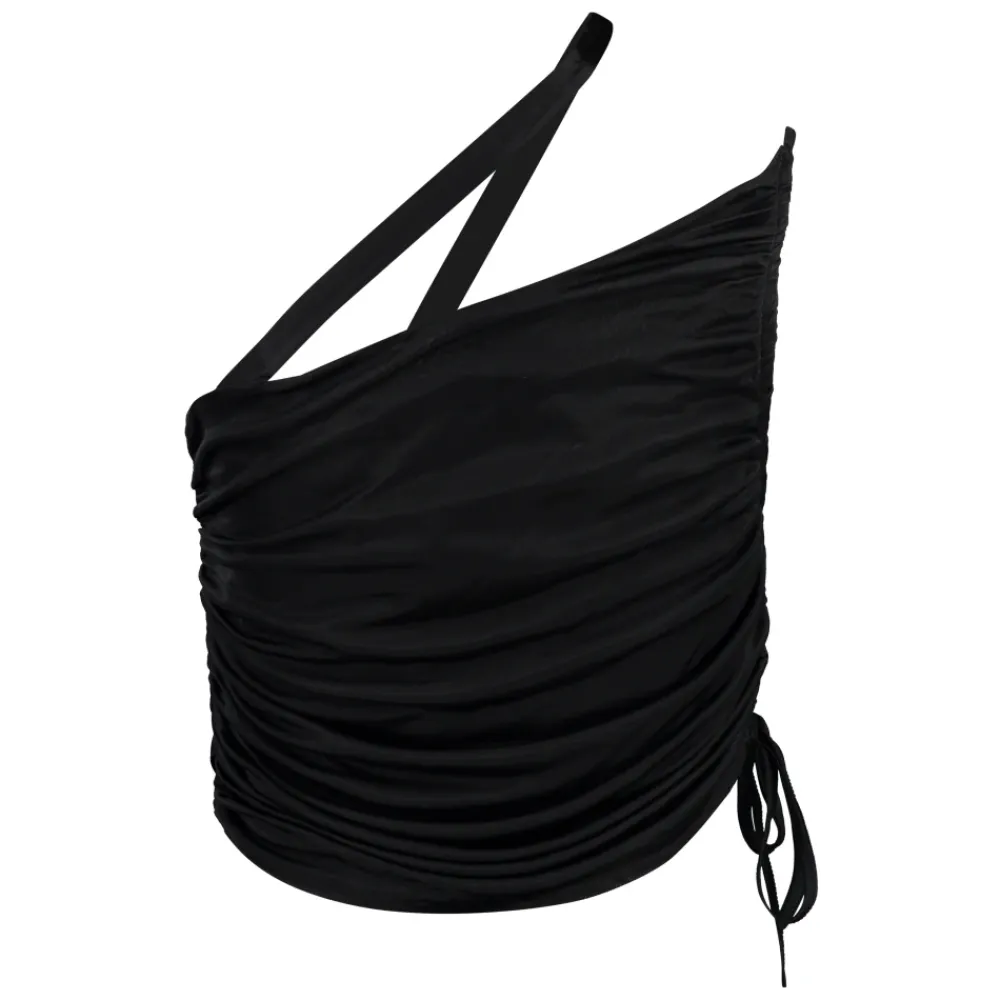 DAMES Andrea Adamo Gedrapeerde Top