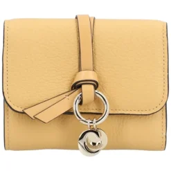 DAMES Chloé Clutches^Gegreineerde leren clutch