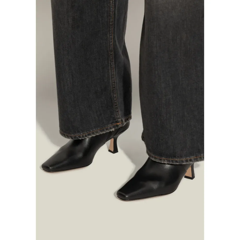 DAMES Coach Gehakte enkellaarzen Sclpt