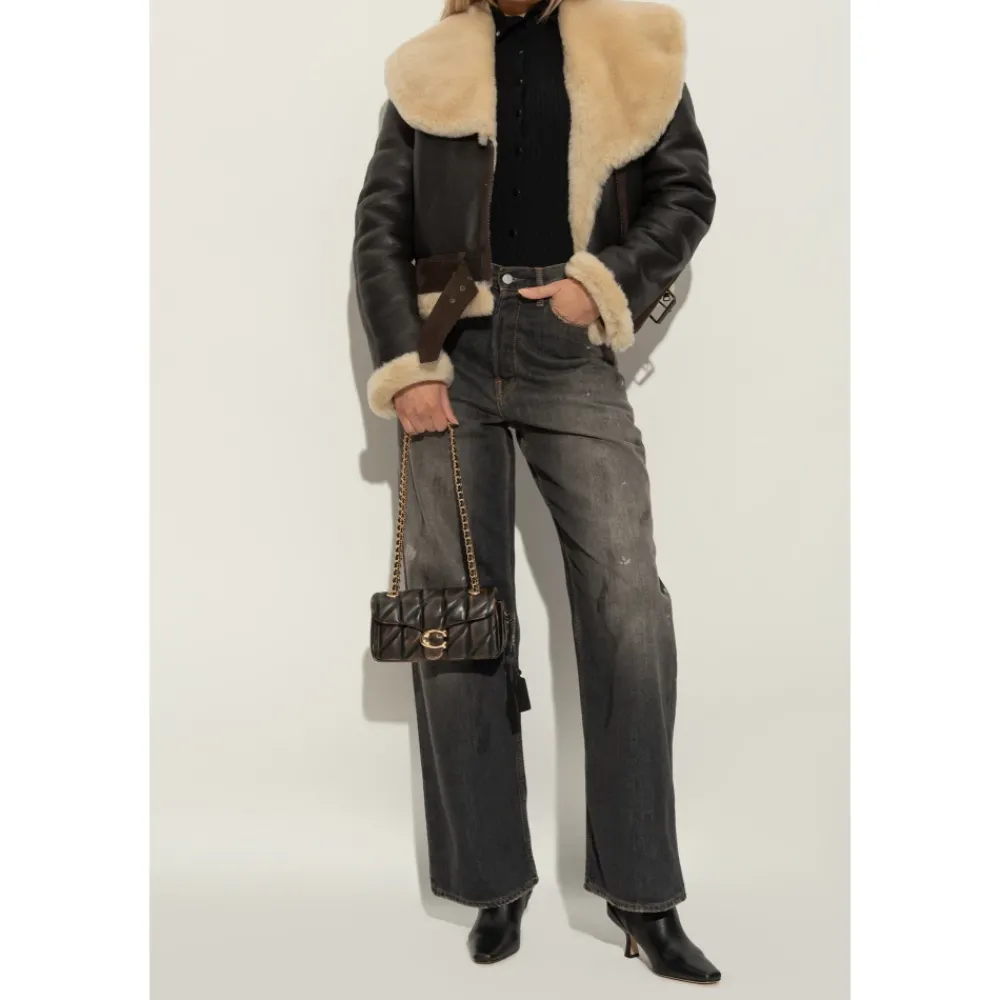 DAMES Coach Gehakte enkellaarzen Sclpt