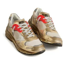DAMES Golden Goose Gelamineerde Leren Hardloopschoenen
