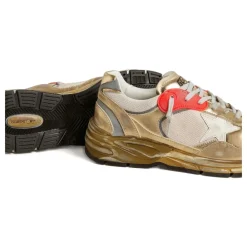 DAMES Golden Goose Gelamineerde Leren Hardloopschoenen
