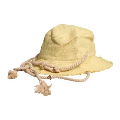 Heren Dolce & Gabbana Gele Wide Brim Bucket Hat met Logo