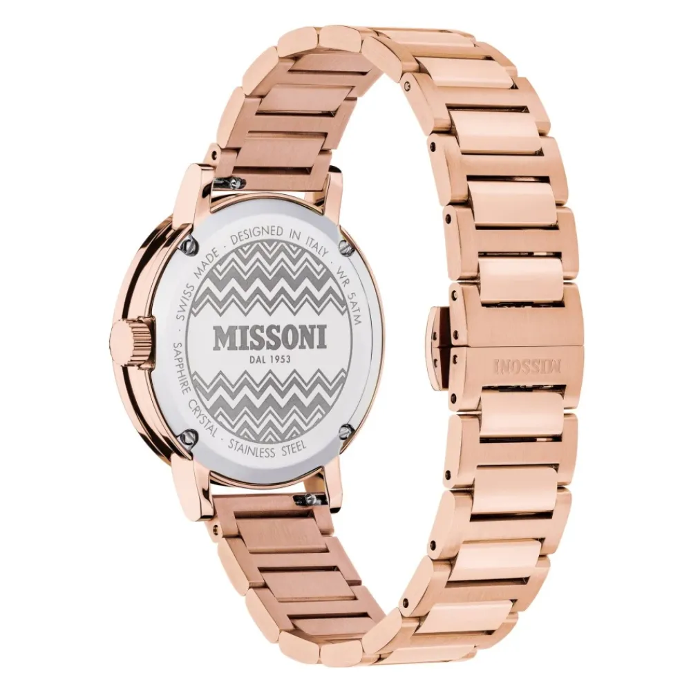 DAMES Missoni Horloges^Geluksstenen Kwarts Horloge