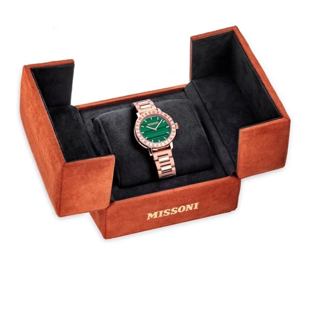 DAMES Missoni Horloges^Geluksstenen Kwarts Horloge