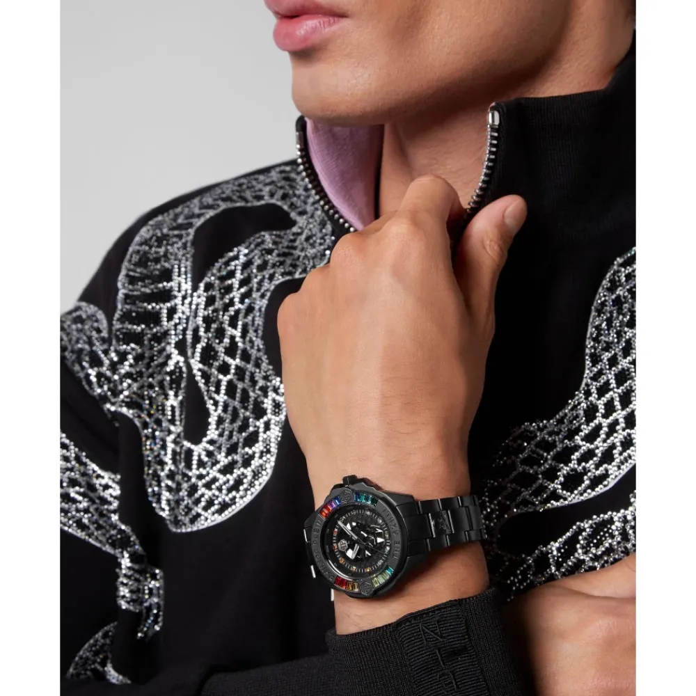 Heren Philipp Plein Horloges^Genderneutraal Skull Horloge