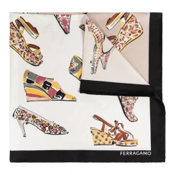 DAMES Ferragamo Sjaals^Genio Silk Scarf