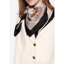 DAMES Ferragamo Sjaals^Genio Silk Scarf