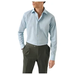 Heren Eton Geometric Contemporary Signature Twill Overhemd