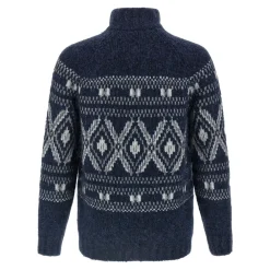 Heren Brunello Cucinelli Truien & Vesten^Geometric Jacquard Cardigan With Zipper