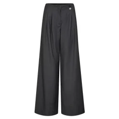 DAMES Co'Couture Geplooide broek in Mid Grey